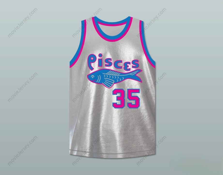 PERSONALIZAR CUALQUIER Nombre Número MOISÉS GUTHRIE 35 PISCIS CAMISETA BALONCESTO EL PEZ QUE SALVÓ Costuras Reforzadas S-6XL