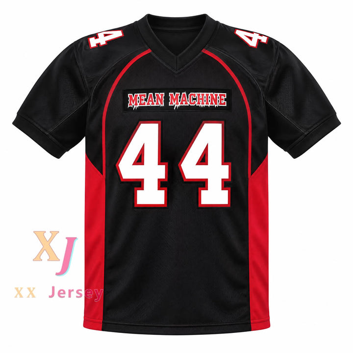PERSONALIZADO Cualquier Nombre Número THE GREAT KHALI 44 TURLEY MEAN MACHINE CONVICTS Camiseta de Fútbol Cosida S-6XL
