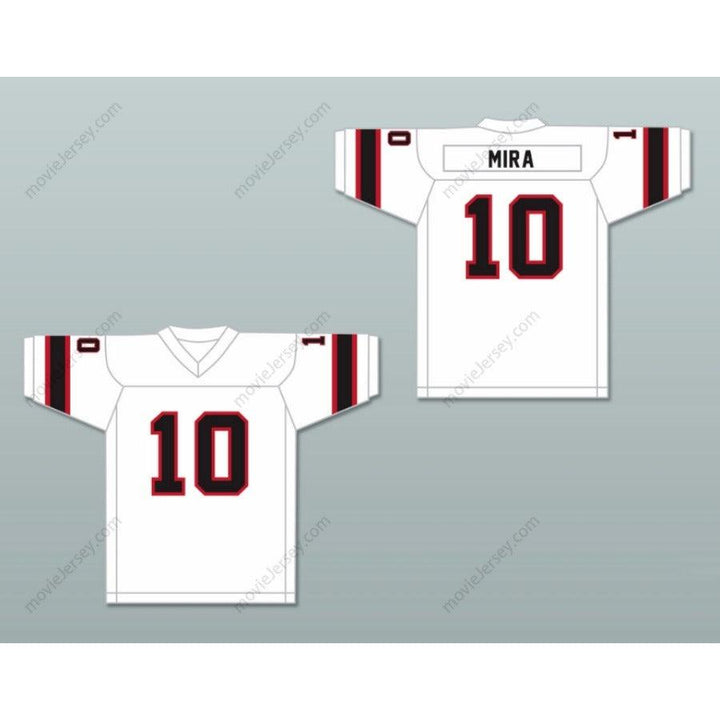 PERSONALIZA CUALQUIER Nombre Número 1975 WFL GEORGE MIRA 10 JACKSONVILLE EXPRESS ROAD Camiseta de fútbol con costuras S-6XL