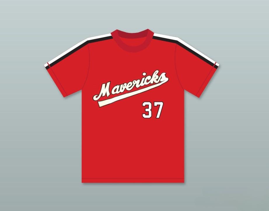 Personalizado Cualquier Nombre Número GENE LANTHORN 37 CAMISETA DE BÉISBOL ROJA THE BATTERED BASTARDS OF BASEBALL PesPunteado S-6XL