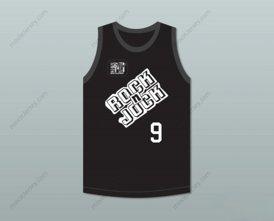 PERSONALIZAR Cualquier Nombre Número JON STEWART 9 ALBAÑILES CAMISETA BALONCESTO 3º ANUAL ROCK N' JOCK B-BALL JAM 1993 Parte Superior Cosida S-6XL