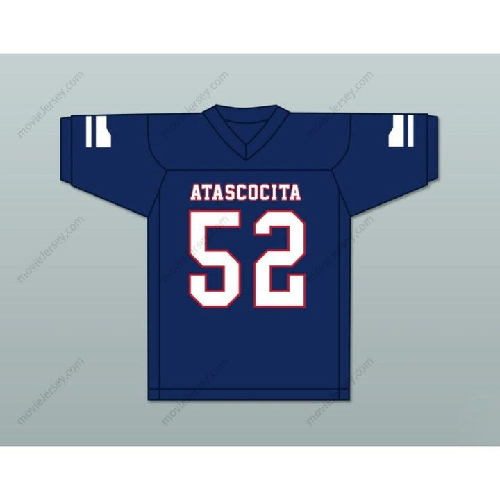PERSONALIZA CUALQUIER Nombre Número SAM COSMI 52 ATASCOCITA HIGH SCHOOL Camiseta de fútbol Bordado S-6XL
