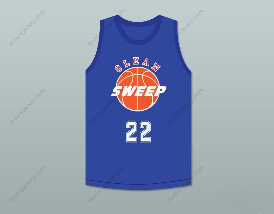PERSONALIZA CUALQUIER Nombre Número WILLIE 22 BARRIDA AZUL CAMISETA DE BALONCESTO MATE ERNEST Cosido Superior S-6XL