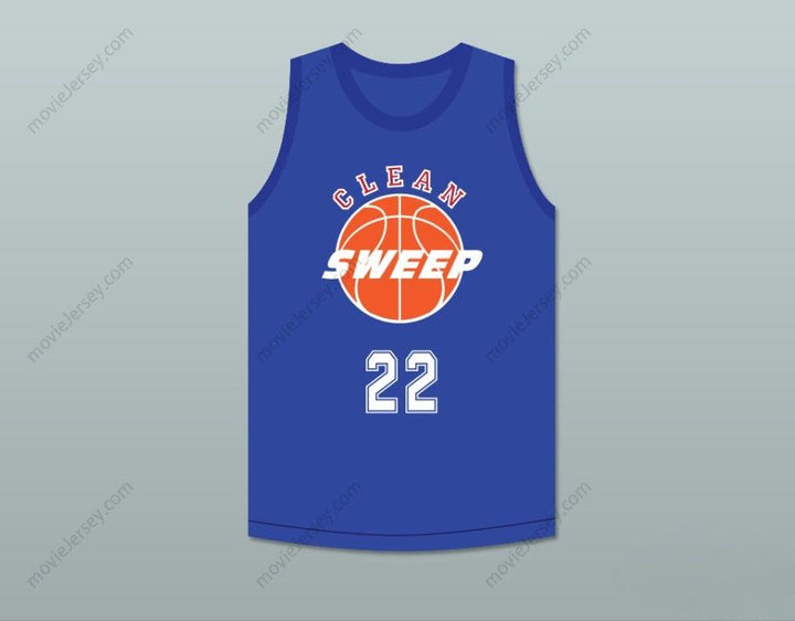 PERSONALIZA CUALQUIER Nombre Número WILLIE 22 BARRIDA AZUL CAMISETA DE BALONCESTO MATE ERNEST Cosido Superior S-6XL