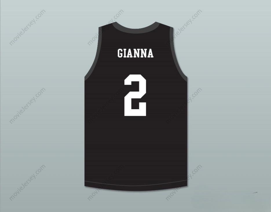 PERSONALIZADO Cualquier Nombre Número GIANNA 2 MAMBA BALLERS Negro CAMISETA DE BALONCESTO Cosida S-6XL