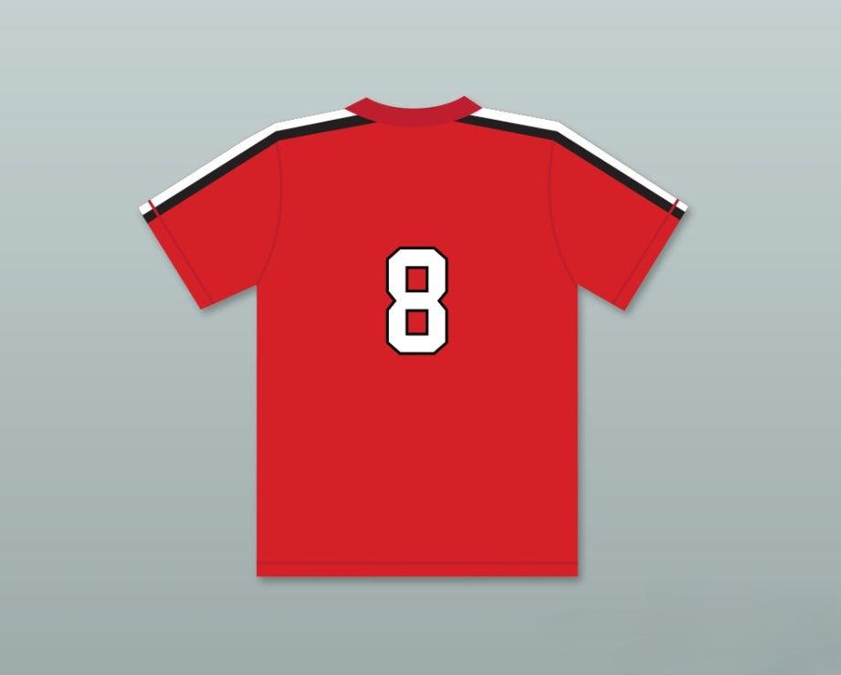 Camiseta de béisbol personalizada con nombre y número FRANK PETERS 8 LOS BASTARDOS GOLPEADOS DEL BÉISBOL Costuras superiores S-6XL
