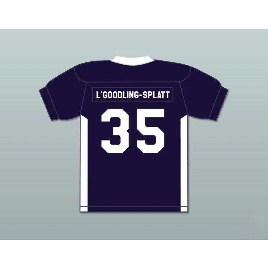 PERSONALIZADO Cualquier Nombre Número COPA UNIVERSITARIA SWIRVITHAN L'GOODLING-SPLATT 35 Camiseta de Fútbol Americana Cosida Tallas S-6XL