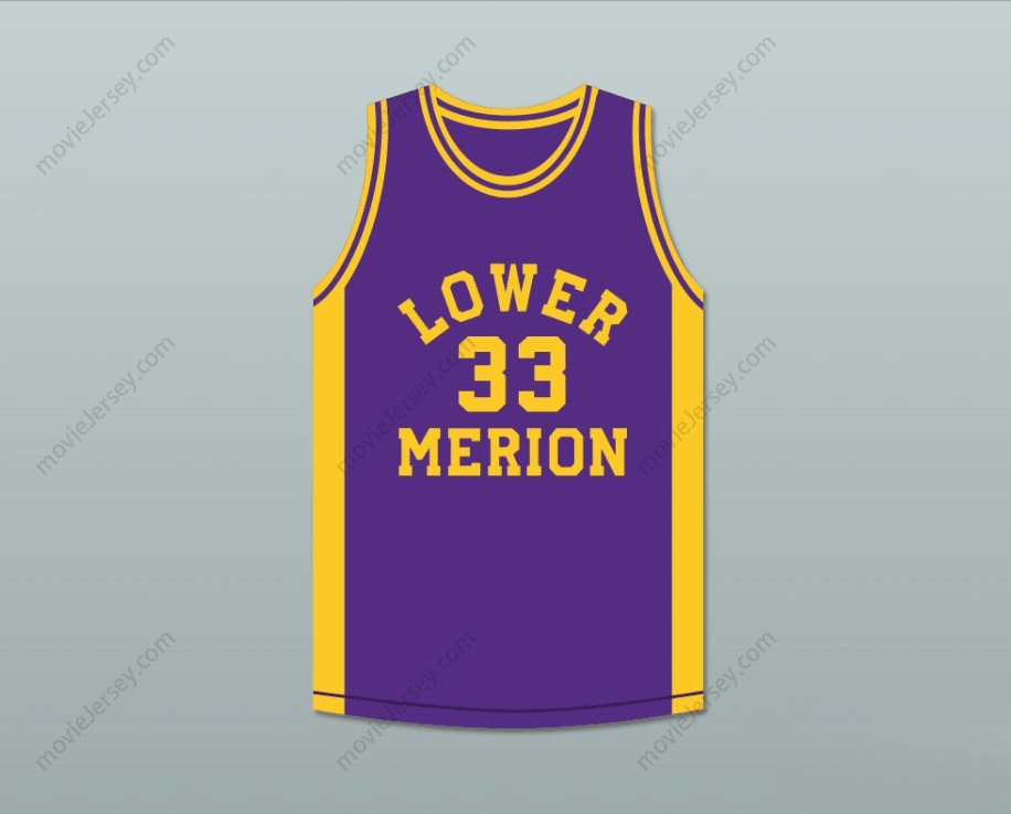 PERSONALIZA CUALQUIER Nombre Número BRYANT 33 CAMISETA DE BALONCESTO PÚRPURA ACES DE LA ESCUELA SECUNDARIA LOWER MERION 3 Cosido en la parte superior S-6XL