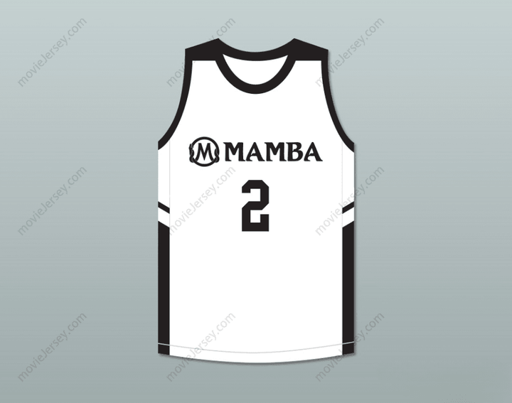 CUSTOM ANY Name Number GIANNA BRYANT 2 MAMBA BALLERS WHITE BASKETBALL JERSEY VERSION 2 Top Stitched S-6XL