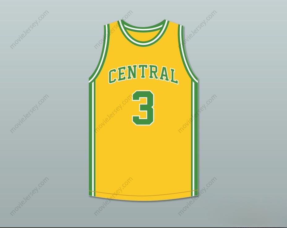 PERSONALIZADO CUALQUIER Nombre Número BEN WALLACE 3 CENTRAL HIGH SCHOOL HAYNEVILLE LIONS CAMISETA DE BALONCESTO AMARILLA Con Costuras S-6XL