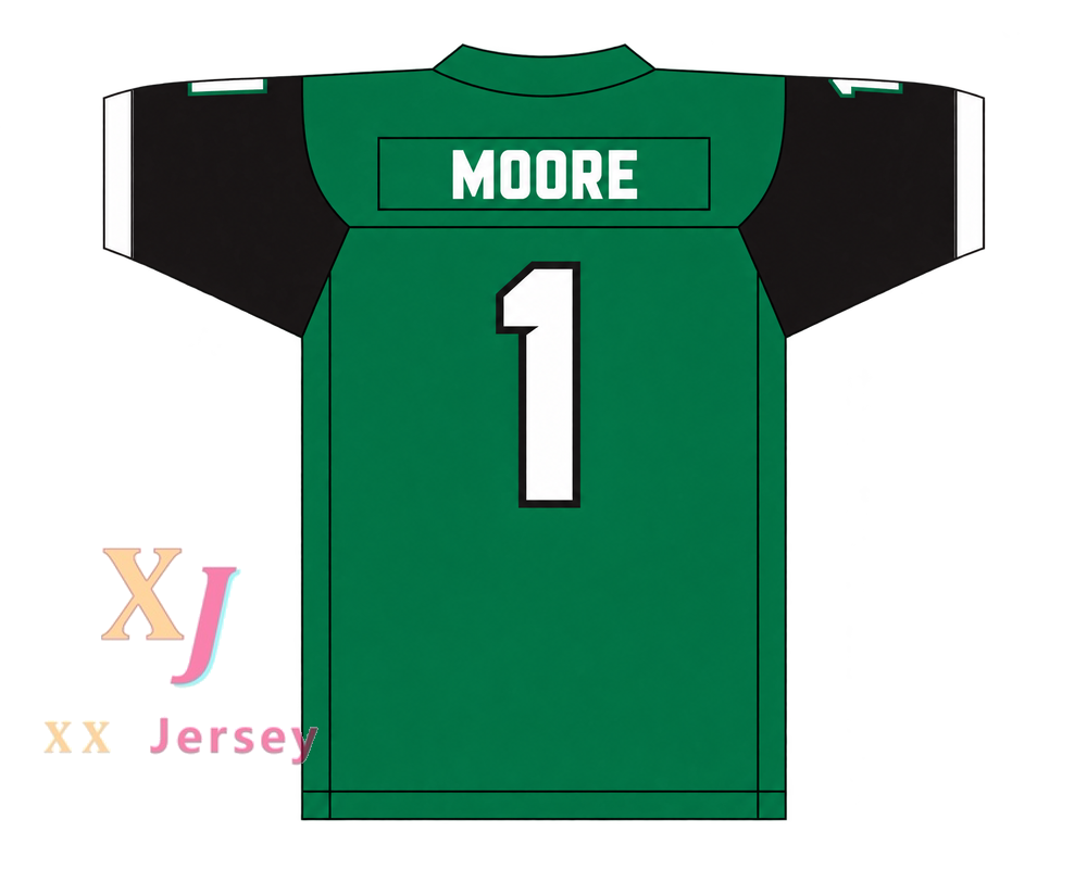 Custom Rondale Moore 1 Trinity High School Shamrocks Football Jersey