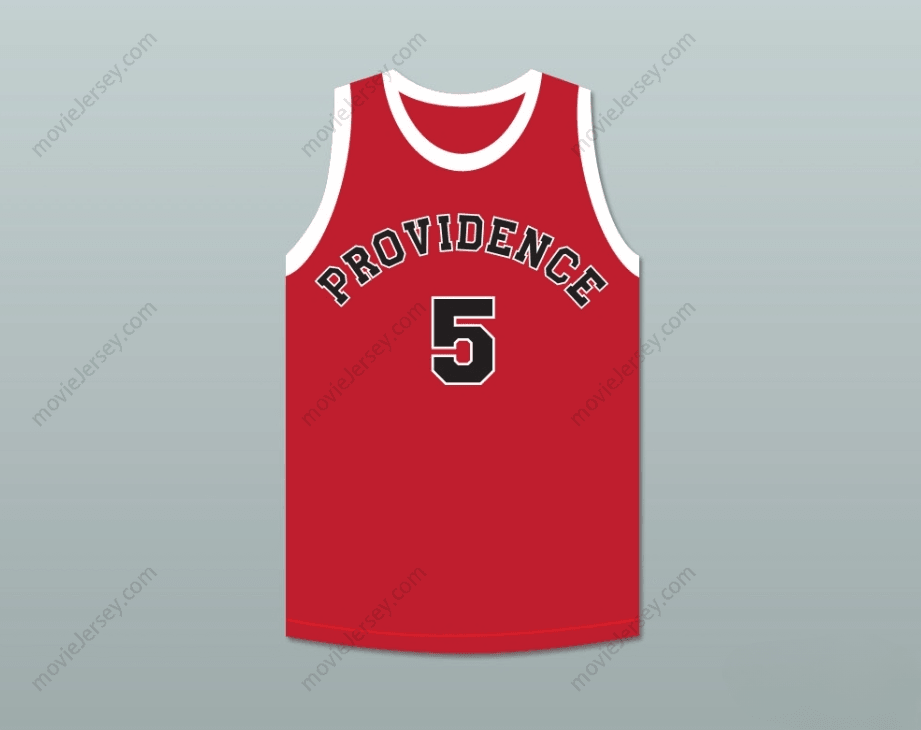 PERSONALIZADO Cualquier Nombre Número KENNY SAILORS 5 PROVIDENCE STEAMROLLERS ROJO CAMISETA DE BALONCESTO 2 Costuras Reforzadas S-6XL