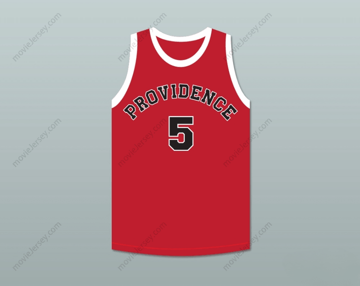 PERSONALIZADO Cualquier Nombre Número KENNY SAILORS 5 PROVIDENCE STEAMROLLERS ROJO CAMISETA DE BALONCESTO 2 Costuras Reforzadas S-6XL
