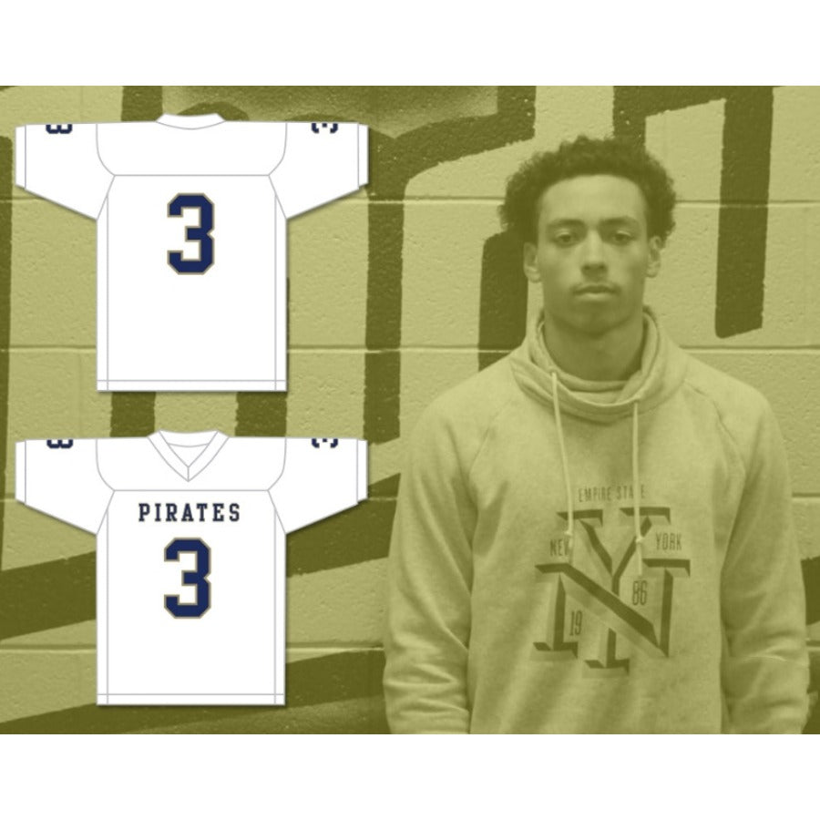 CUSTOM ANY Name Number MALIK HENRY 3 INDEPENDENCE COMMUNITY COLLEGE PIRATES Football Jersey Top Stitched S-6XL