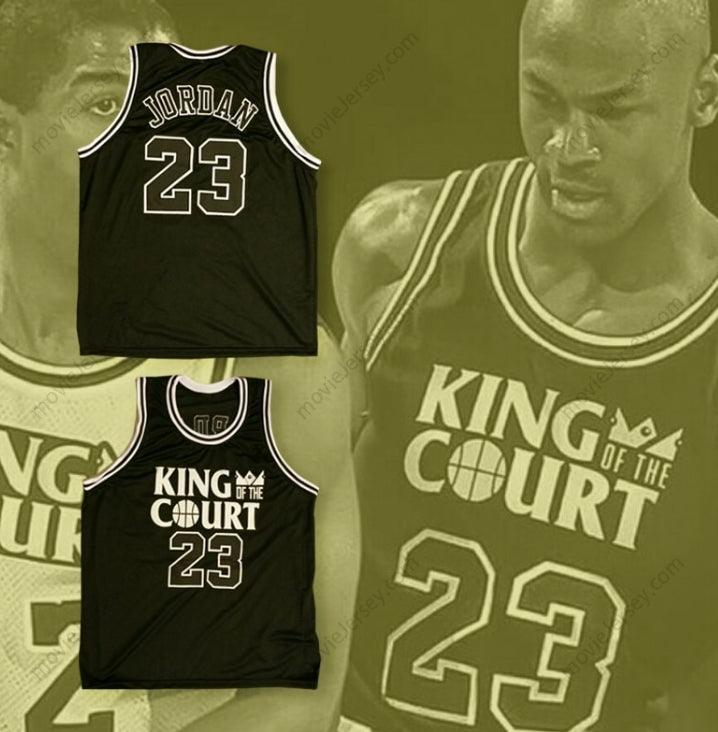 PERSONALIZADA Cualquier Nombre Número MICHAEL 23 REY DE LA CANCHA CEASAR'S PALACE CAMISETA DE BALONCESTO 1 VS 1 Tapa Cosida S-6XL