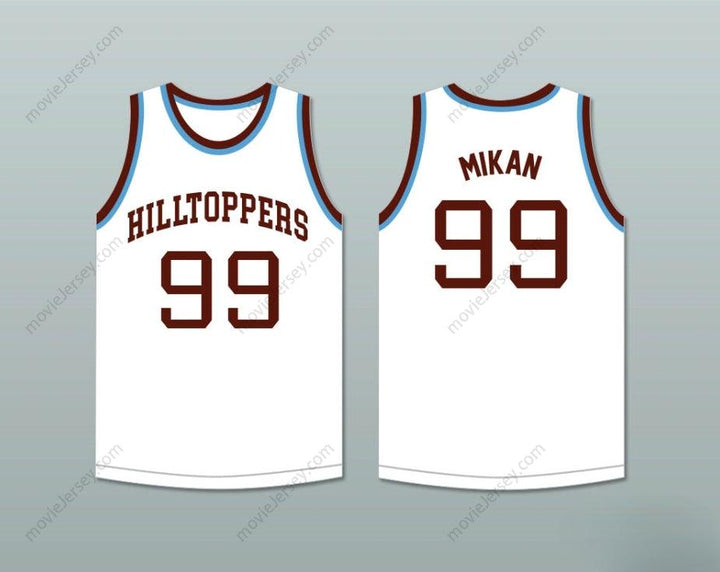 PERSONALIZADO Cualquier Nombre Número GEORGE MIKAN 99 JOLIET CATHOLIC HIGH SCHOOL HILLTOPPERS CAMISETA BLANCA DE BALONCESTO 1 Arriba Cosida S-6XL