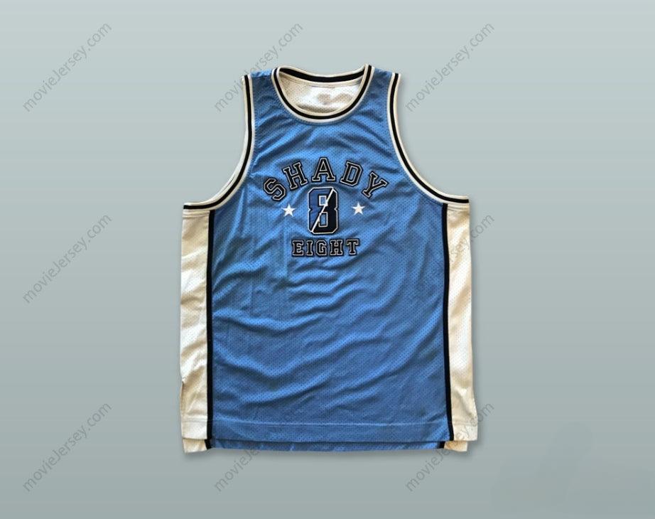 CUSTOM ANY Name Number SHADY LIMITED 8 SHADY EIGHT BLUE BASKETBALL JERSEY Top Stitched S-6XL