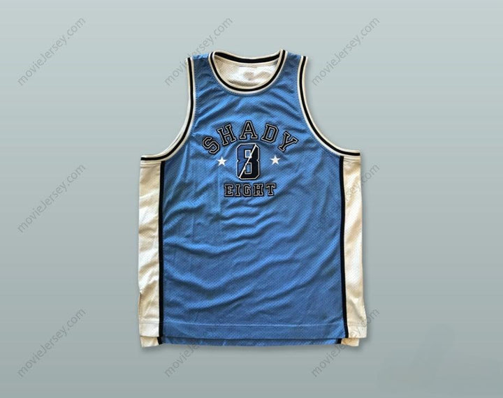 CUSTOM ANY Name Number SHADY LIMITED 8 SHADY EIGHT BLUE BASKETBALL JERSEY Top Stitched S-6XL