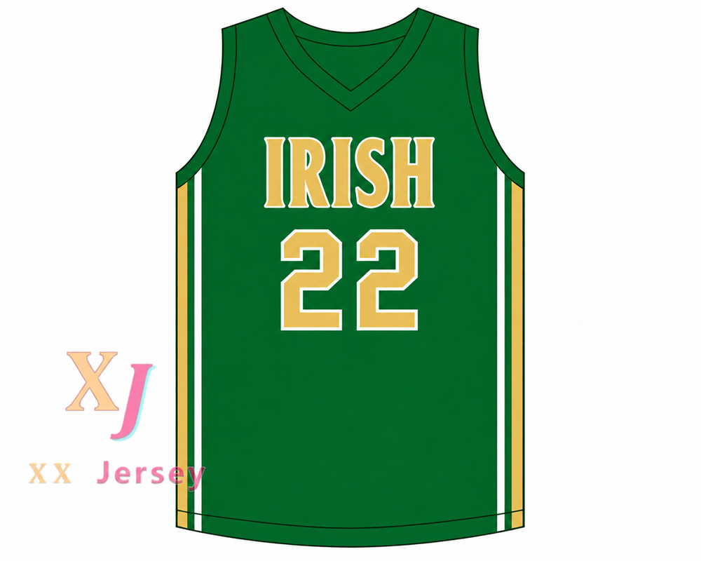Camiseta de baloncesto verde personalizada MALAKI BRANHAM 22 ST. VINCENT–ST. MARY HIGH SCHOOL FIGHTING IRISH, cualquier nombre, 2 opciones de costura, tallas S-6XL