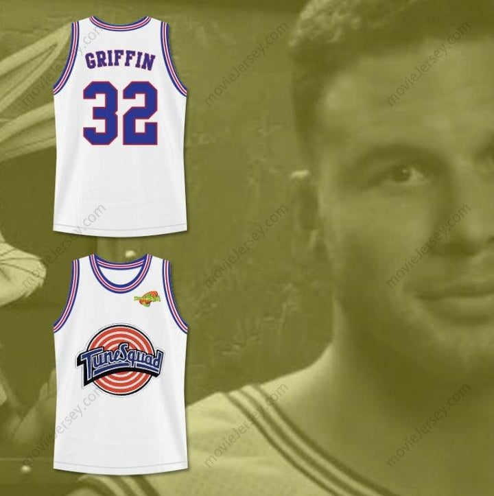 PERSONALIZA CUALQUIER Nombre Número BLAKE GRIFFIN 32 CAMISETA DE BALONCESTO TUNE SQUAD CON PARCHE DE SPACE JAM Cosido Tallas S-6XL