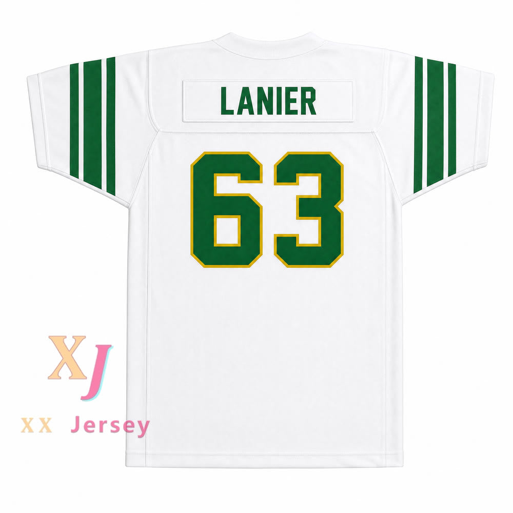 PERSONALIZA Cualquier Nombre Número WILLIE LANIER 63 MAGGIE L. WALKER GOVERNOR'S SCHOOL DRAGONS Camiseta de Fútbol Cosida S-6XL