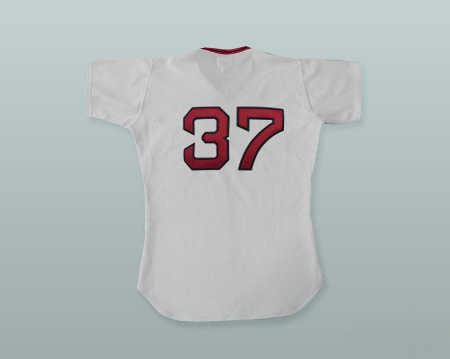 Camiseta de béisbol personalizada con cualquier nombre y número BILL LEE 37 PRO CARRERA BLANCA SPACEMAN Top Cosida S-6XL