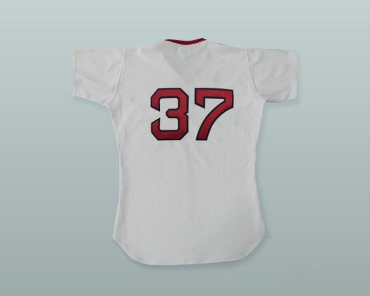 Camiseta de béisbol personalizada con cualquier nombre y número BILL LEE 37 PRO CARRERA BLANCA SPACEMAN Top Cosida S-6XL