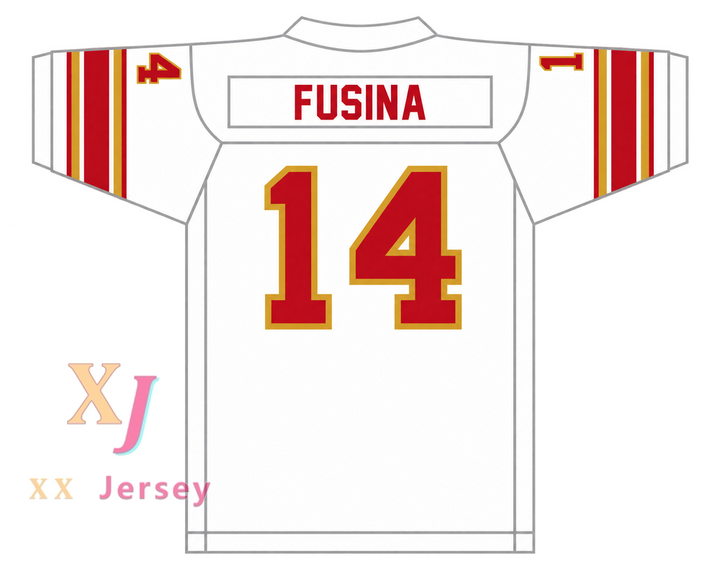 PERSONALIZA Cualquier Nombre Número 1984 USFL CHUCK FUSINA 14 PHILADELPHIA STARS CAMISETA DE FÚTBOL LOCAL Cosida S-6XL