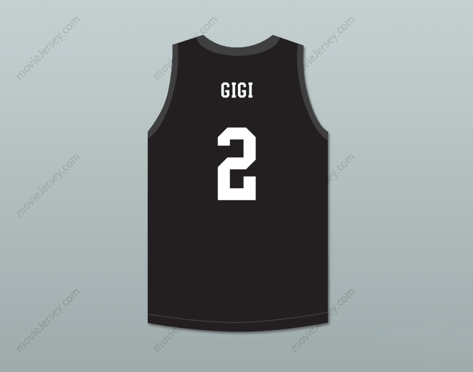 PERSONALIZA Cualquier Nombre Número GIGI 2 MAMBA BALLERS Camiseta de baloncesto negra cosida Tallas S-6XL