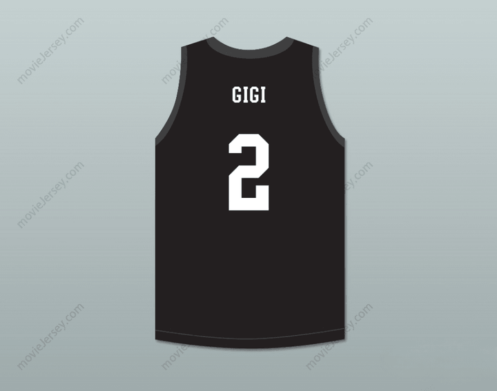 PERSONALIZA Cualquier Nombre Número GIGI 2 MAMBA BALLERS Camiseta de baloncesto negra cosida Tallas S-6XL