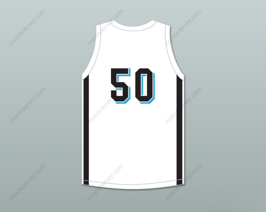 CUSTOM ANY Name Number ROB GRONKOWSKI 50  HILLS HIGH SCHOOL WOLVERINES WHITE BASKETBALL JERSEY 1 Top Stitched S-6XL