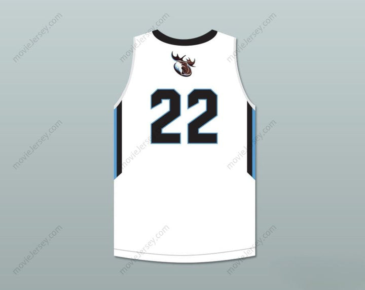 PERSONALIZADO CUALQUIER Nombre Número CAM REDDISH 22 WESTTOWN SCHOOL ALCE BLANCO CAMISETA DE BALONCESTO 1 Arriba Cosido S-6XL
