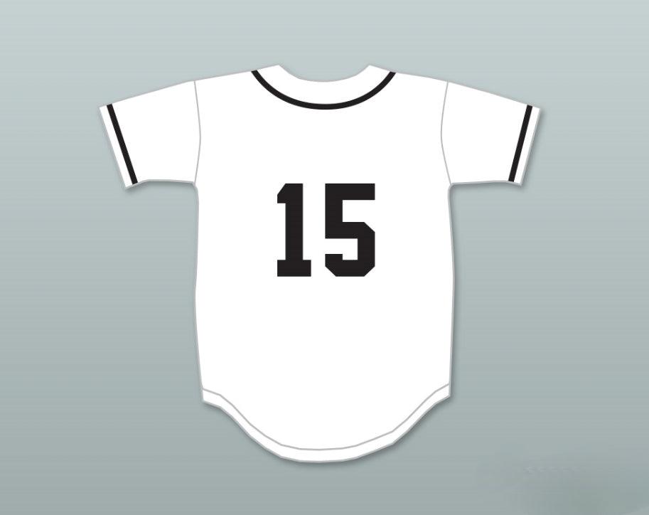 Camiseta de béisbol personalizada con cualquier nombre y número SHAWON DUNSTON 15 SALAMANDERS 1ST ANNUAL ROCK N' JOCK DIAMOND DERBY 1990 con costura superior S-6XL