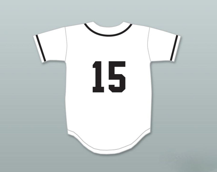 Camiseta de béisbol personalizada con cualquier nombre y número SHAWON DUNSTON 15 SALAMANDERS 1ST ANNUAL ROCK N' JOCK DIAMOND DERBY 1990 con costura superior S-6XL