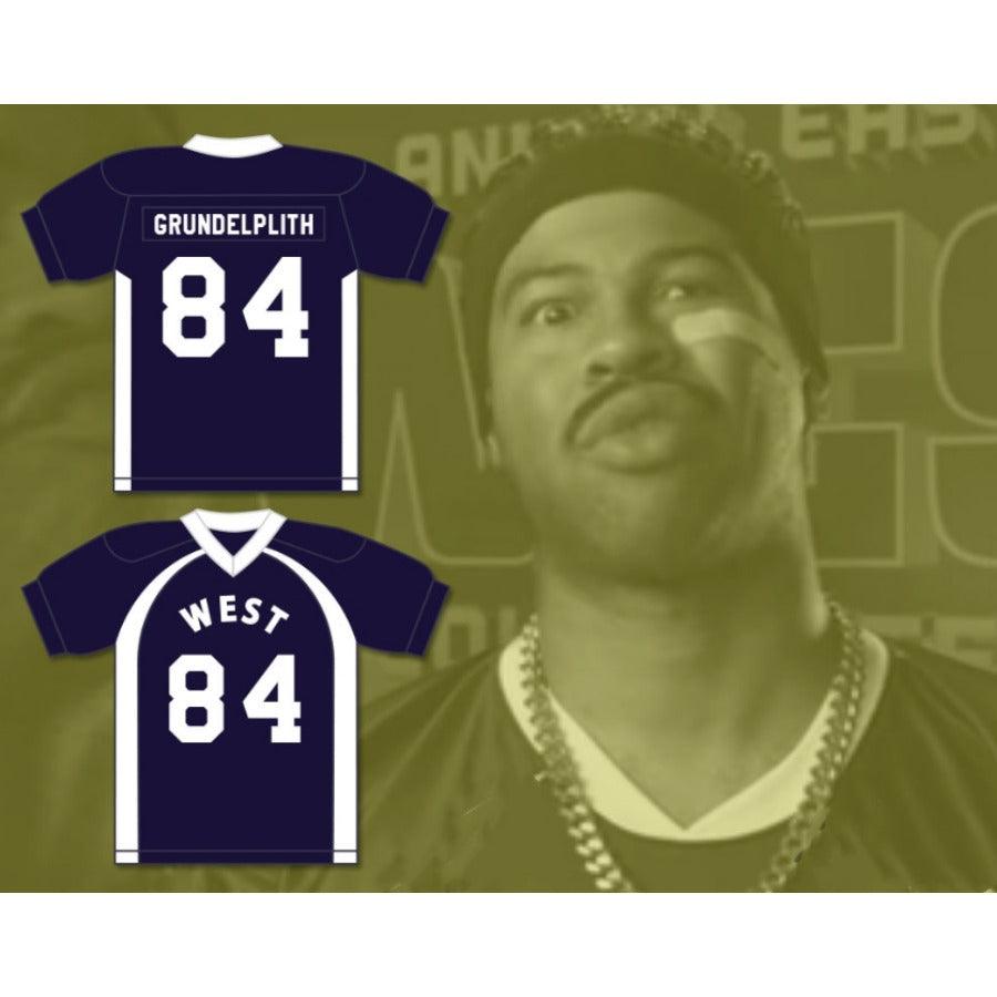 PERSONALIZA Cualquier Nombre Número FÚTBOL AMERICANO UNIVERSITARIO SEQUESTER GRUNDELPLITH M.D. 84 OESTE Camiseta Fútbol Americano Cosida Tallas S-6XL