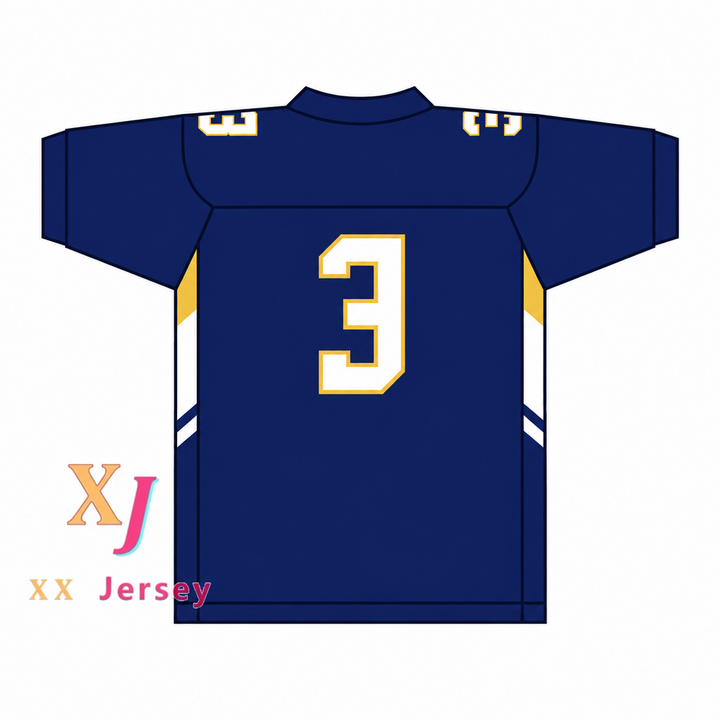 Custom Skyy Moore 3 Shady Side Academy Bulldogs Football Jersey