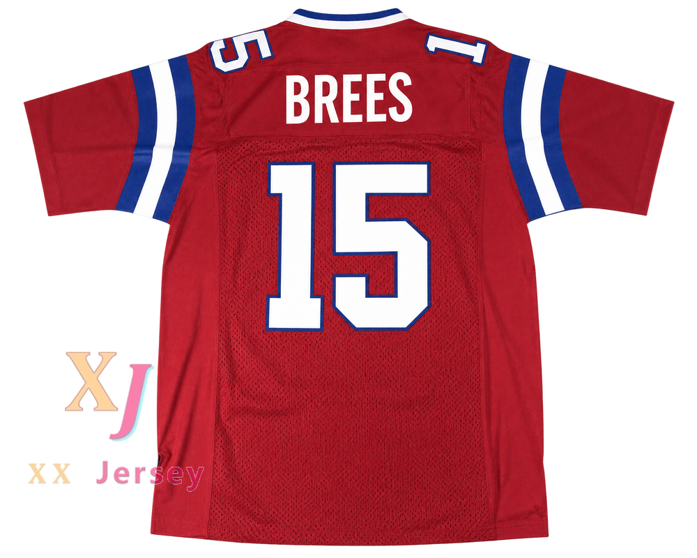 Custom Drew Brees 15 Westlake High School Chaparrals Football Jersey