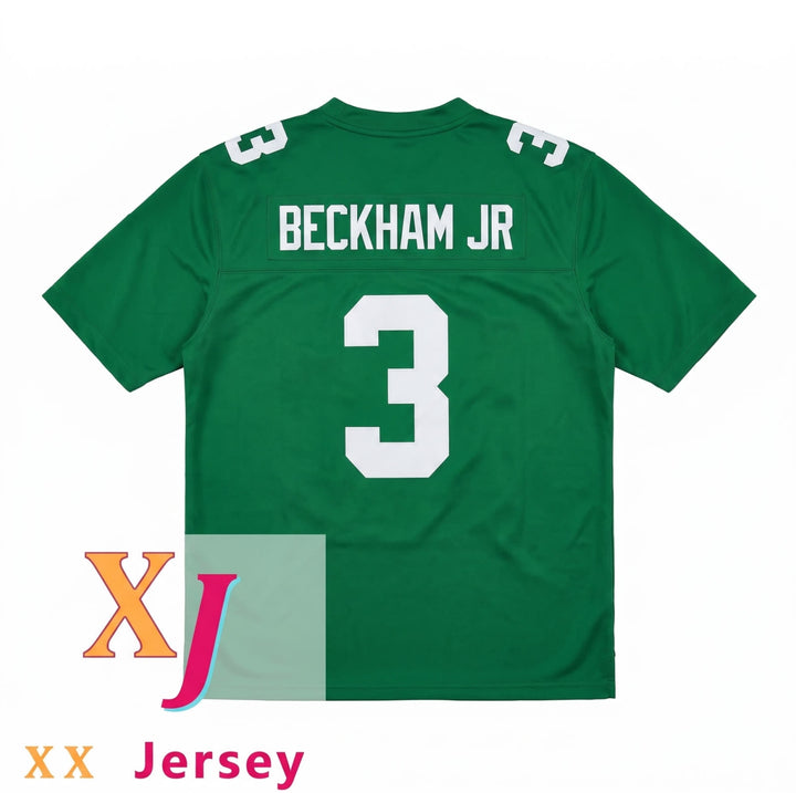 CUSTOM ANY Name ODELL BECKHAM JR. 3 ISIDORE NEWMAN HIGH SCHOOL FOOTBALL JERSEY Top Stitched S-6XL