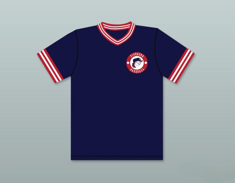 Camiseta de béisbol HARDBALL 94 PIONEERS AWAY con nombre y número personalizados HARDBALL SITCOM Costuras superiores S-6XL