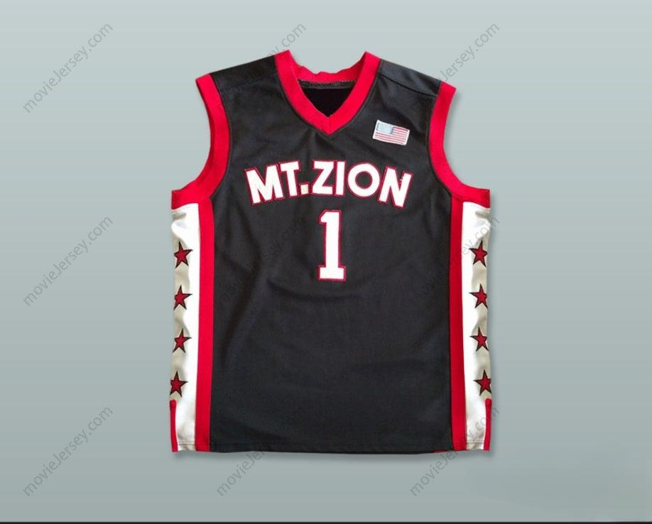 PERSONALIZAR Cualquier Nombre Número TRACY MCGRADY 1 MONTE ZION CHRISTIAN ACADEMY CAMISETA BALONCESTO NEGRA Parte Superior Cosida S-6XL