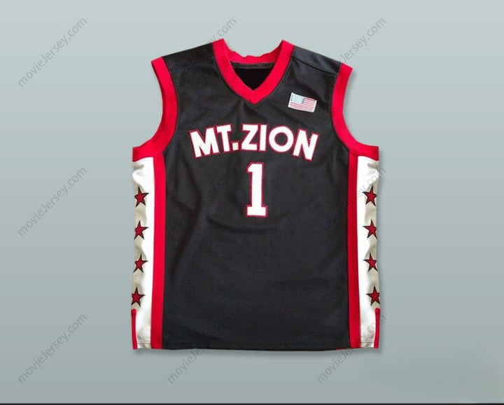 PERSONALIZAR Cualquier Nombre Número TRACY MCGRADY 1 MONTE ZION CHRISTIAN ACADEMY CAMISETA BALONCESTO NEGRA Parte Superior Cosida S-6XL