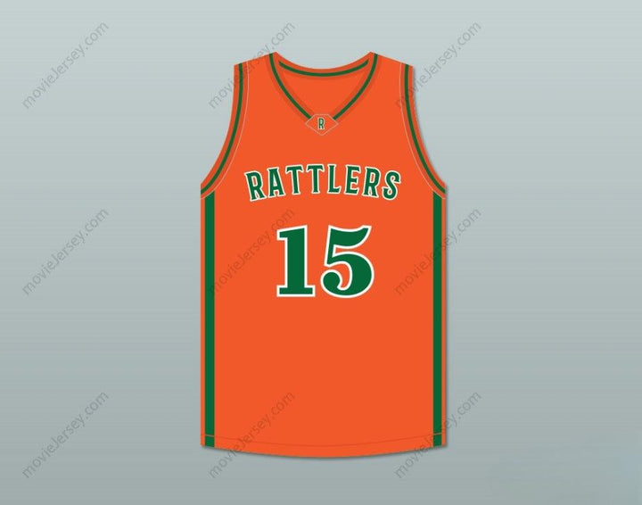 PERSONALIZADA CUALQUIER Nombre Número DEMARCUS COUSINS 15 LEFLORE HIGH SCHOOL RATTLERS NARANJA CAMISETA DE BALONCESTO DRAKE- IN MY FEELINGS Cosida S-6XL