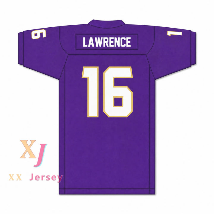 CAMISETAS DE FÚTBOL AMERICANO ESCOLAR PERSONALIZADAS TREVOR LAWRENCE 16 TALLAS S-6XL