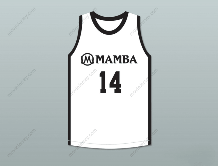 CUSTOM ANY Name Number PAYTON 14 MAMBA BALLERS WHITE BASKETBALL JERSEY Top Stitched S-6XL