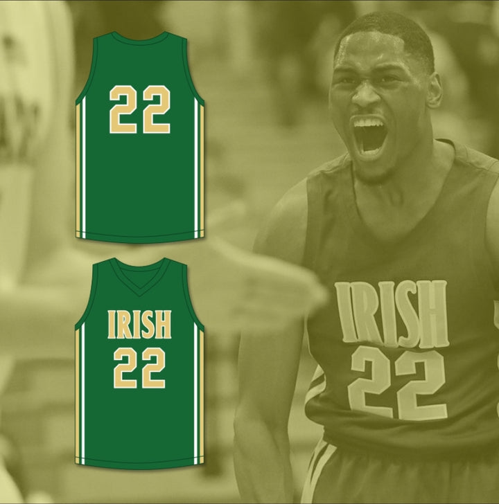Camiseta de baloncesto verde personalizada MALAKI BRANHAM 22 ST. VINCENT–ST. MARY HIGH SCHOOL FIGHTING IRISH, cualquier nombre, 2 opciones de costura, tallas S-6XL