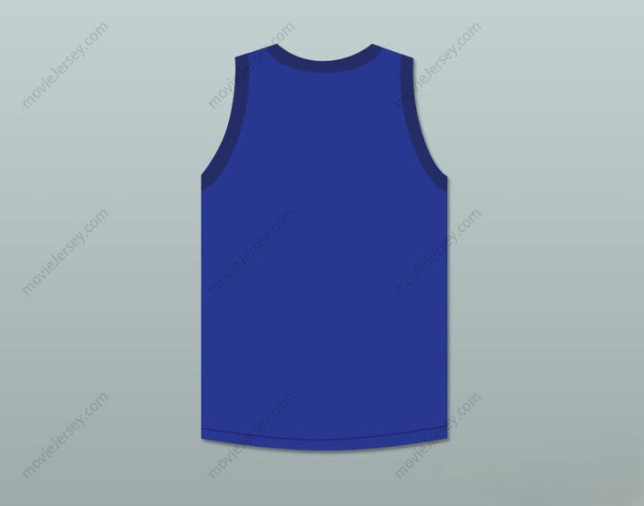 PERSONALIZA cualquier nombre y número CAMISETA DE BALONCESTO AZUL DOUBLE DARE con costuras, tallas S-6XL