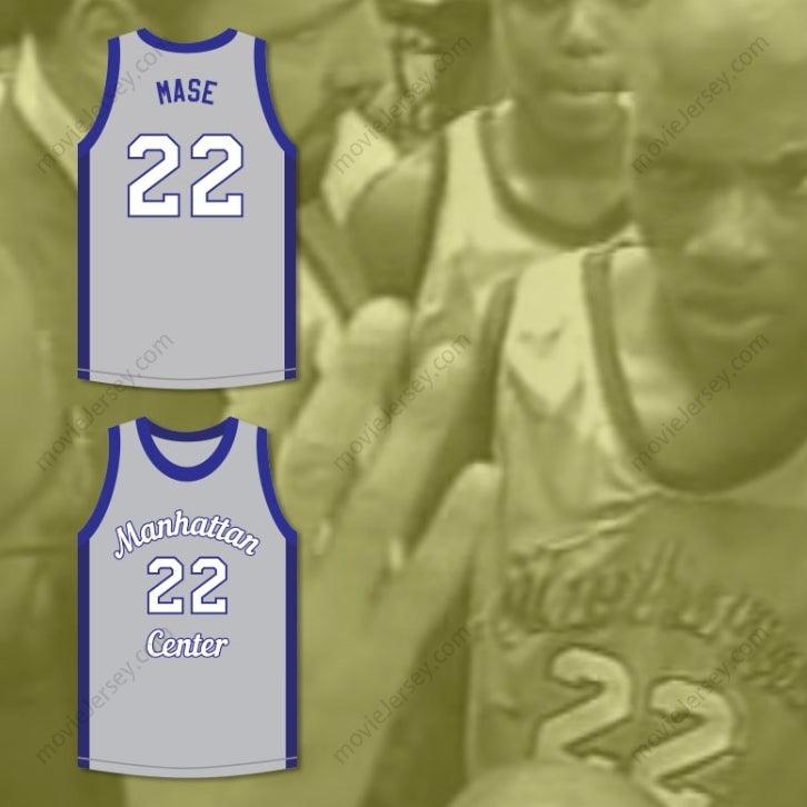PERSONALIZA Cualquier Nombre Número RAPPER MASE 22 CAMISETA DE BALONCESTO RAMS BORDADA S-6XL