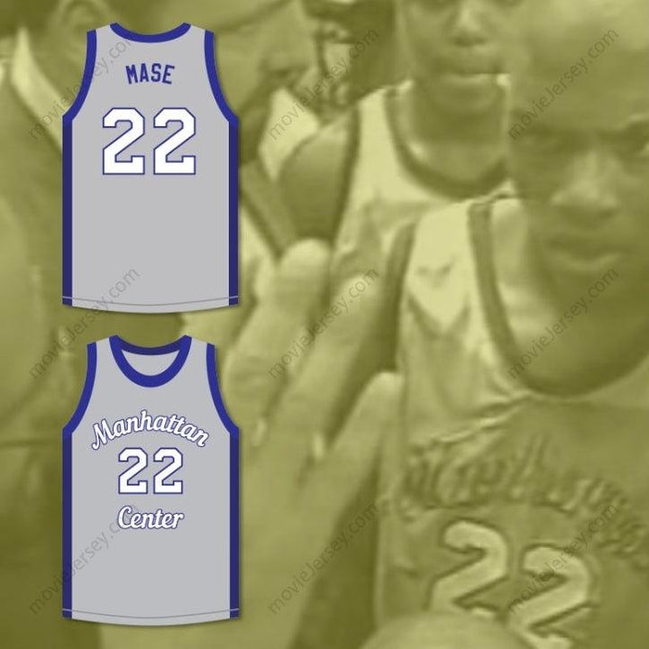 PERSONALIZA Cualquier Nombre Número RAPPER MASE 22 CAMISETA DE BALONCESTO RAMS BORDADA S-6XL