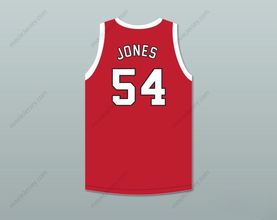 PERSONALIZADA Cualquier Nombre Número BOBBY JONES 54 SOUTHERN HIGH SCHOOL SABRES CAMISETA ROJA DE BALONCESTO Cosido S-6XL