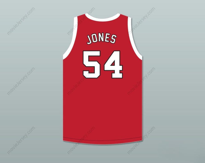 PERSONALIZADA Cualquier Nombre Número BOBBY JONES 54 SOUTHERN HIGH SCHOOL SABRES CAMISETA ROJA DE BALONCESTO Cosido S-6XL